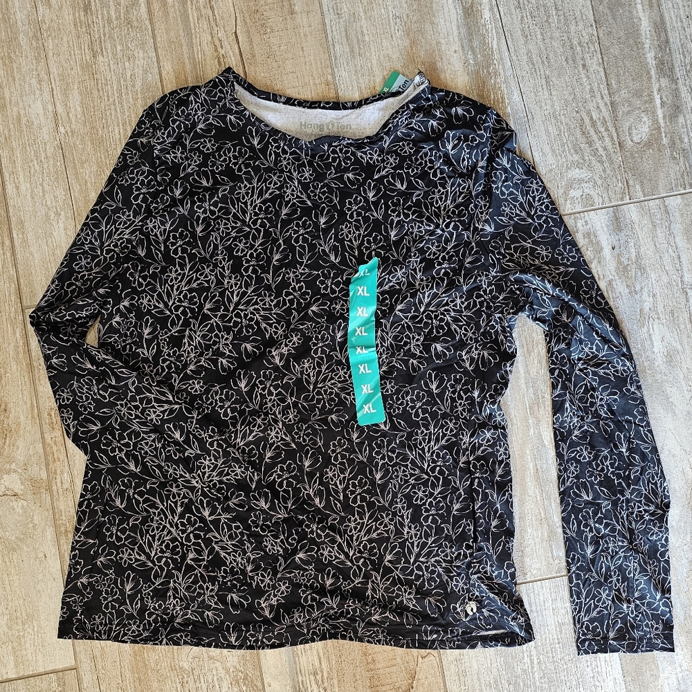 HANG TEN Womens Long Sleeve Rashguard with UPF 50+